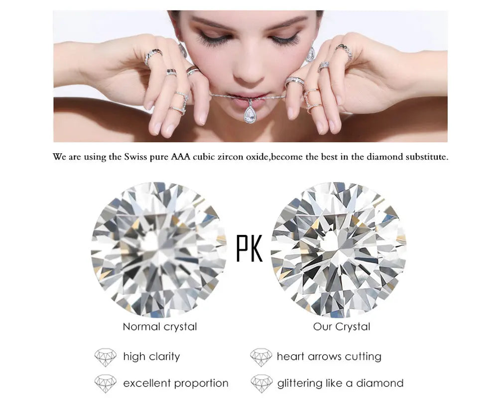 SUNSLL Sacred Red Heart Cross Cubic Zircon Pendants Necklaces Luxury Women Gold Plated Romantic Love Anniversary Jewelry Gifts